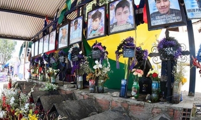 La apacheta de los fallecidos en Huayllani. 