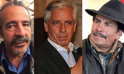 Raúl García, Álvaro García y el Mallku/Foto. Kandire