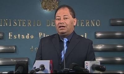 El ministro de Gobierno, Carlos Romero
