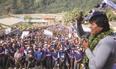 Presidente Evo Morales. 