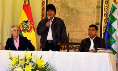 Evo Morales, Vicepresidente y Canciller/Foto. RRSS (Ver imágenes)