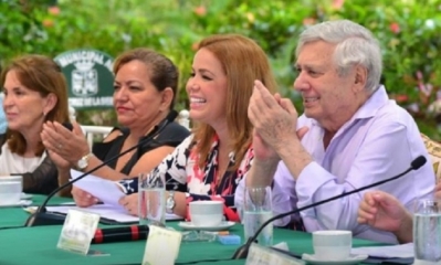Percy Fernández y Angélica Sosa de STP/Foto. RRSS