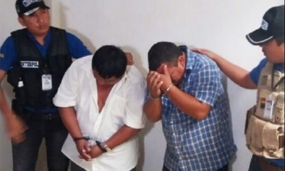 Los falsos Policías fueron capturados. Foto: El Deber