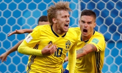 Suecia se impuso sobre Suiza por 1-0. Foto: RT