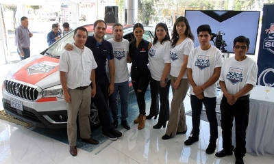 Ejecutivos de Suzuki-Imcruz en el lanzamiento del nuevo SX4/Foto. LG