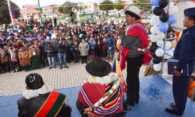El presidente Evo Morales