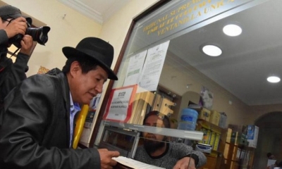 El diputado Rafael Quispe.
