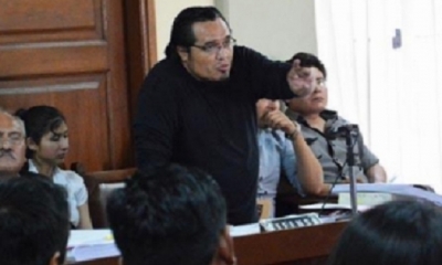 Jhasmani Torrico es el abogado acusado de secuestro y torturas/Foto. Captura de pantalla
