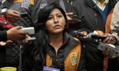 Soledad Chapetón, alcaldesa de la ciudad de El Alto. Foto: Ami