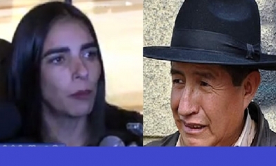 Gabriela Montaño y Rafael Quispe/Foto. Kandire
