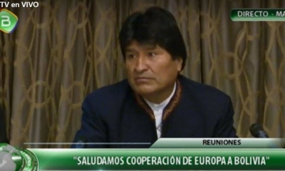 El presidente Evo Morales. 