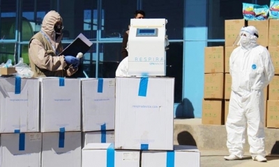 Los respiradores entregados por la Aisem. | ABI