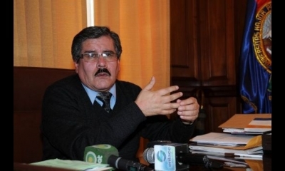 Waldo Albarracín, rector de la UMSA.