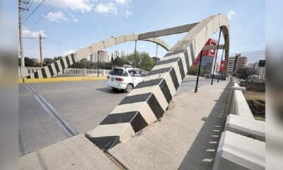 Una vista del puente Antezana, que fue anunciado como punto de bloqueo por la COD. 