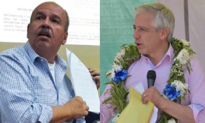 Senador Murillo y Álvaro García Linera/Foto. Kandire