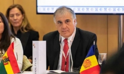 El embajador de Bolivia en Argentina, Jorge Ramiro Tapia