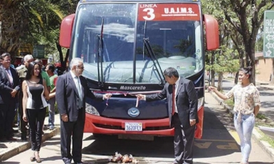 El costo del pasaje es de 0,50 centavos, inicialmente se habrá tres rutas.