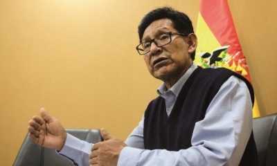 El ministro de Educación Édgar Pary.