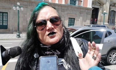 La activista y líder de Mujeres Creando, María Galindo