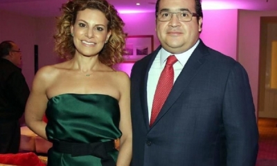 El exgobernador de Veracruz, Javier Duarte, y su esposa, Karime Macías/Foto. RRSS