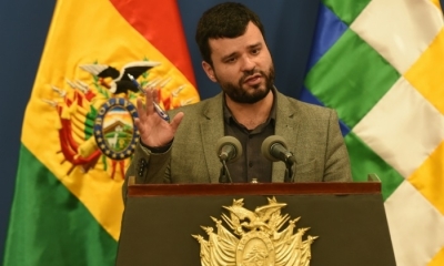 El ministro de Comunicación, Manuel Canelas
