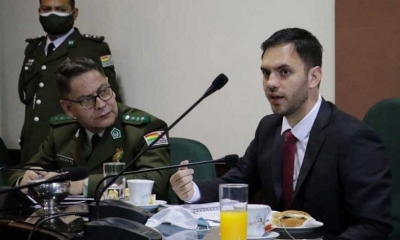 Foto / Archivo : El ministro de Gobierno, Eduardo del Castillo