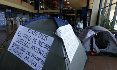 Huelga de hambre en el aeropuerto Jorge Wilstermann