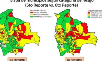 68 los municipios en la categoría de “riesgo alto”