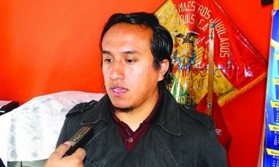 Rodrigo Echalar, presidente del Comité Cívico de Intereses de Chuquisaca (Codeinca). Foto: Internet