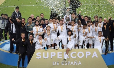 Real Madrid logró quedarse con el título de campeón de la Supercopa de España