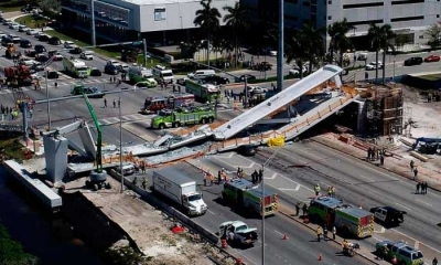 Puente colapso y causó varias muertes y muchos heridos. Foto: RT