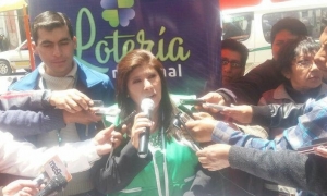 Rossio Pimentel, directora Ejecutiva de Lotería Nacional/Foto. Fan page (Ver fotos)