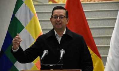 El ministro de Desarrollo Productivo, Óscar Ortiz