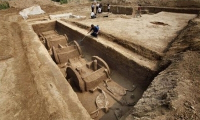 Las sepulturas, de más de 2.500 años de antigüedad