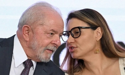 Presidente de Brasil junto a su esposa Janja Lula Silva | AFP
