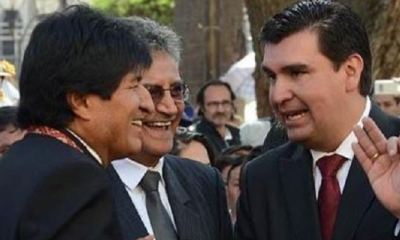 Imagen referencial del presidente Evo Morales y José Maria Leyes. Foto: Internet