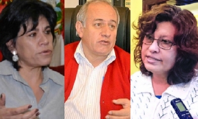 Katia Uriona, Antonio Costas y Dunia Sandoval/Foto. Kandire