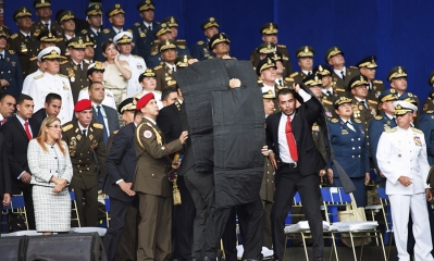 El atentado ocurrió ayer en un acto oficial/Foto. RRSS