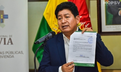 El ministro de Obras Públicas, Édgar Montaño. | Agencias