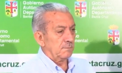 Óscar Urenda, secretario de Salud de la Gobernación de Santa Cruz/Foto. Captura de pantalal 