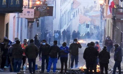 La violencia registrada ayer en Potosí.