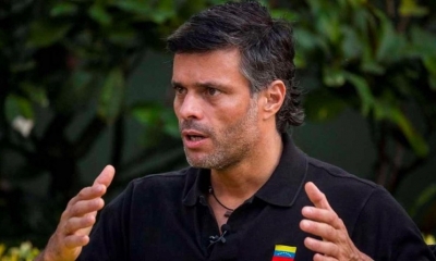 El líder opositor venezolano Leopoldo López