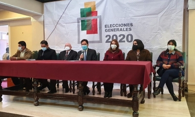 El presidente del Órgano Electoral, Salvador Romero.