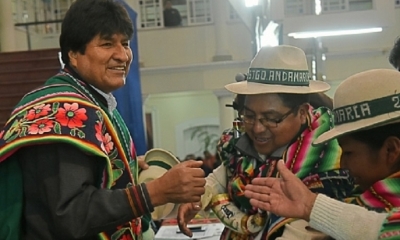 El presidente Evo Morales