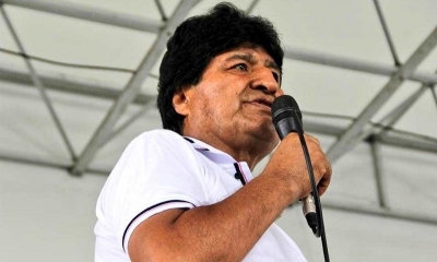 El líder político del MAS, Evo Morales 