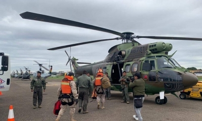 Imagen referencial de un helicóptero de las Fuerzas Armadas.