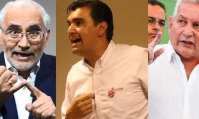 Carlos Mesa, José Maria Leyes y Rubén Costas/Foto. Kandire