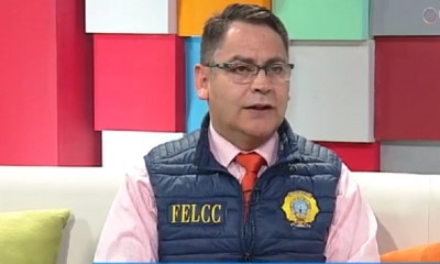 Jhonny Aguilera director de la FELCC de Santa Cruz/Foto. Captura de pantalla 