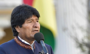 El Presidente del Estado Plurinacional de Bolivia, Evo Morales