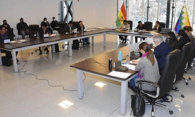 La Comisión Mixta de Constitución de la ALP que aprobó el proyecto para defensor.